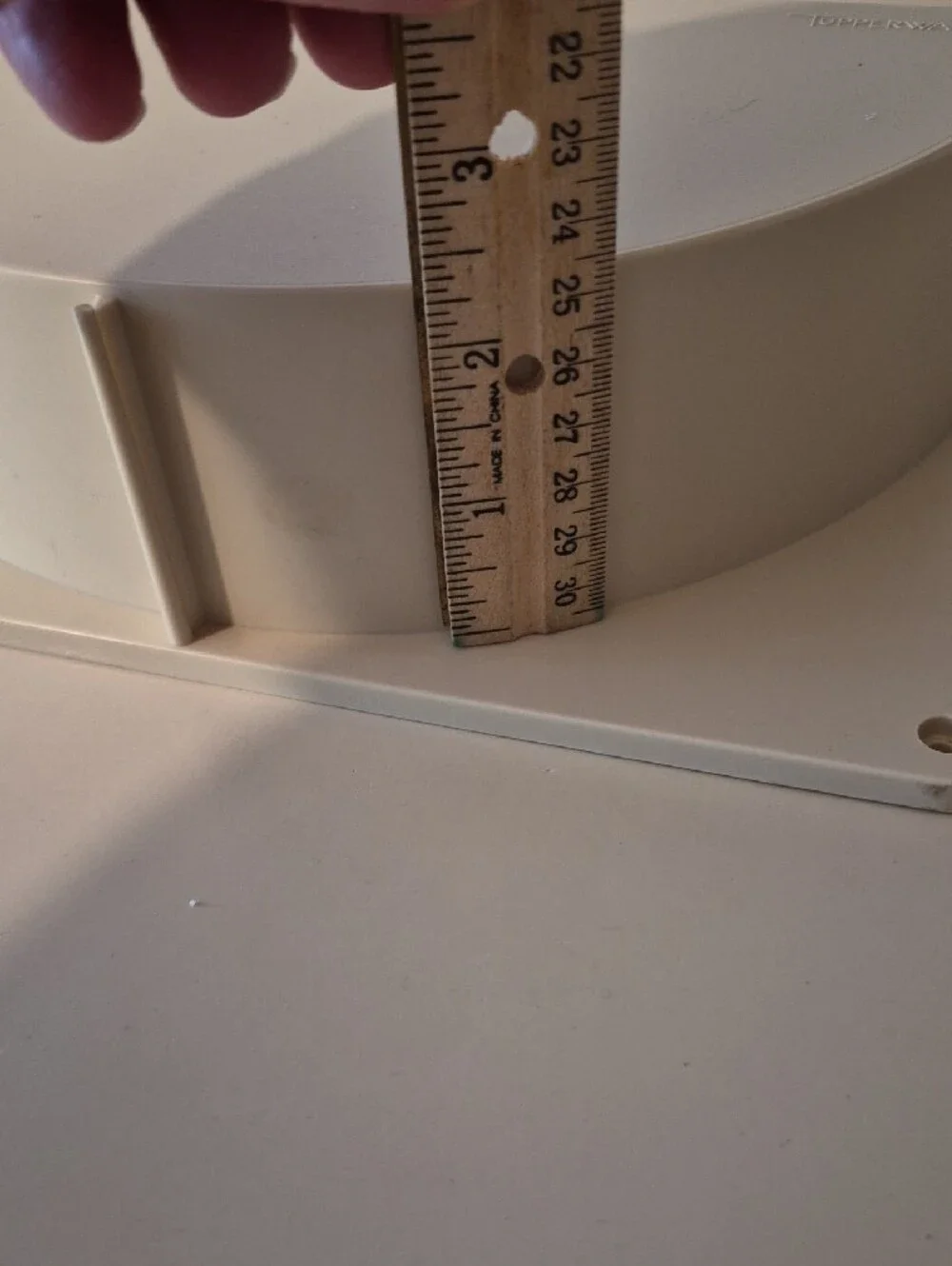 Vintage Tupperware Seal/Lid Cabinet Door Holder Organizer With Mounting Screws